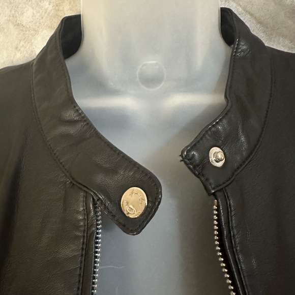 Kenneth Cole Faux Leather Jacket, Size Large - Picture 6 of 10